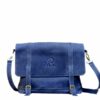 Mongolian MR Blue Leather Bag