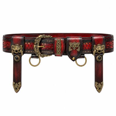13 th Century Carved Belt