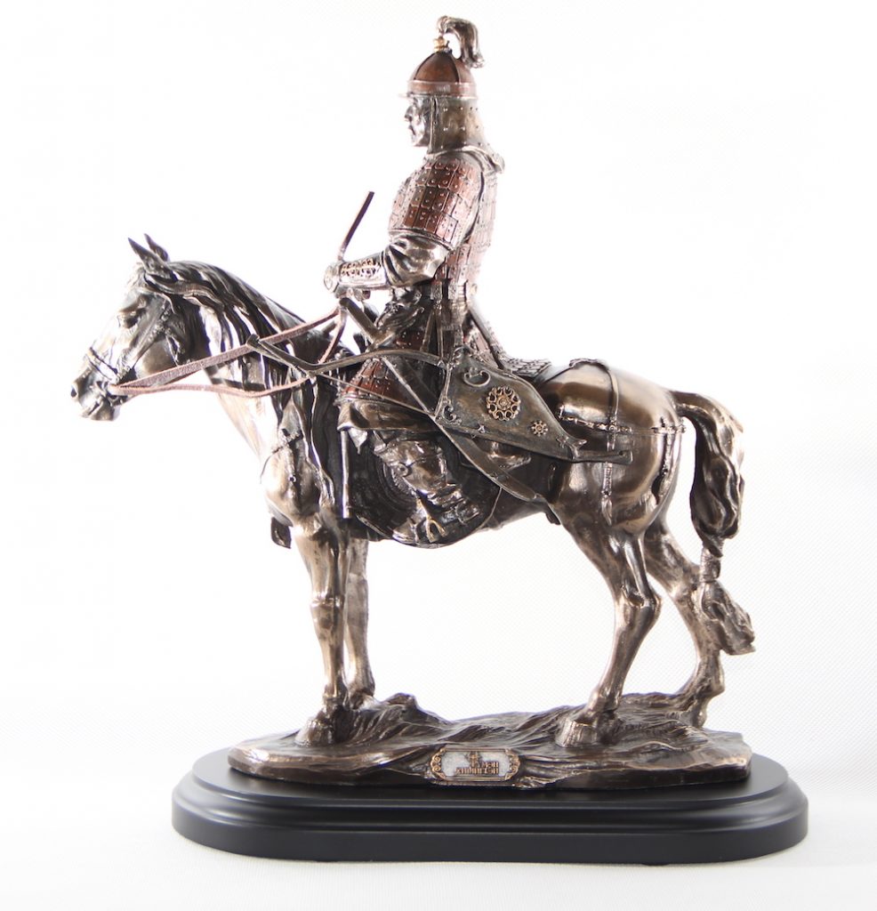 Mongolian Warrior on Horse