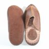 Mongolian felt sole, leather body slippers