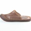 Mongolian felt sole, leather body slippers