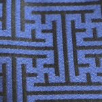 Mongolian calligraphy necktie