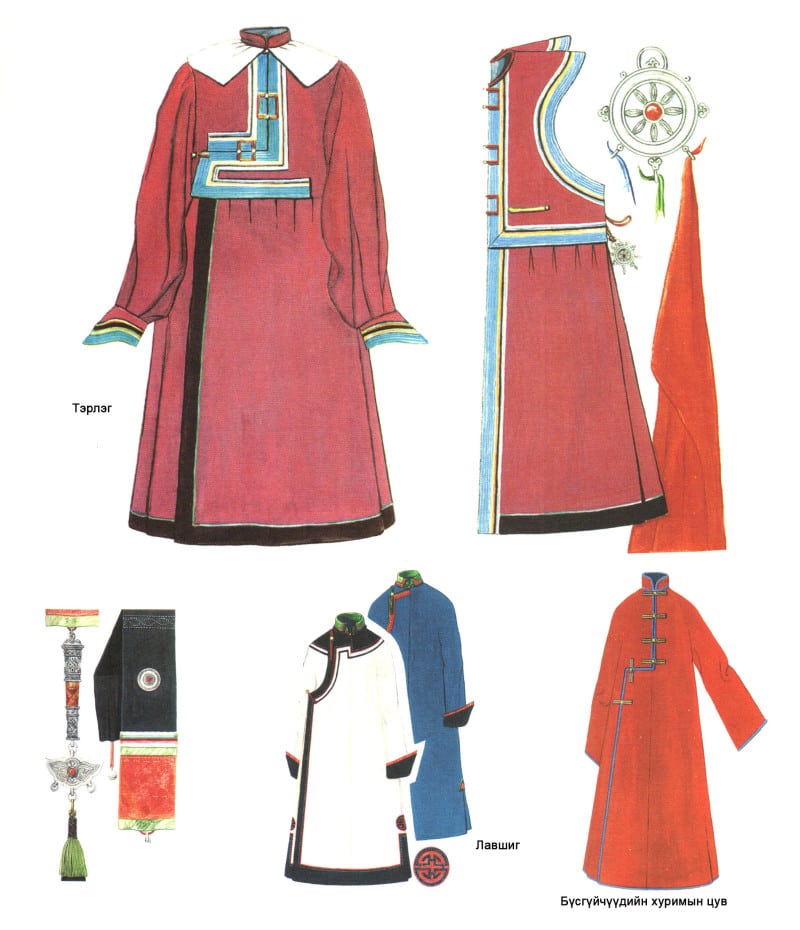 Mongolian clothing, Jewelry Bayad