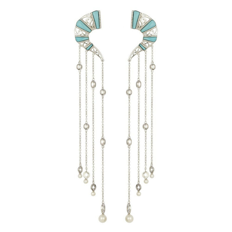 Khatan Statement Earring with Turquoise