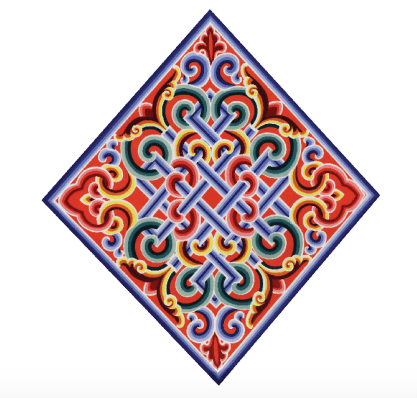 Mongolian Oriental Pattern