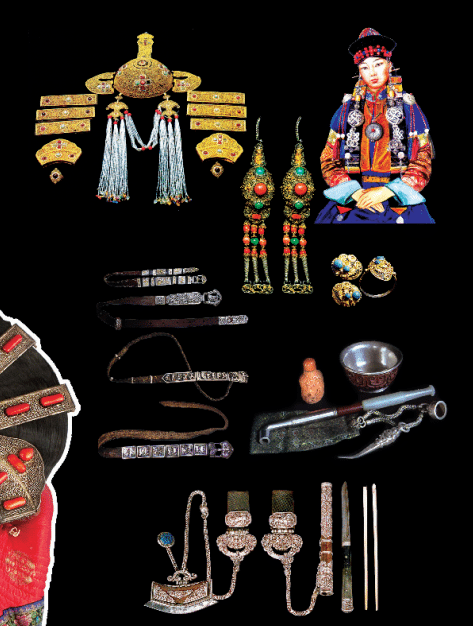 Mongolian traditional costume accessories