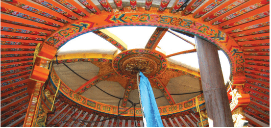 Mongolian Yurt crown