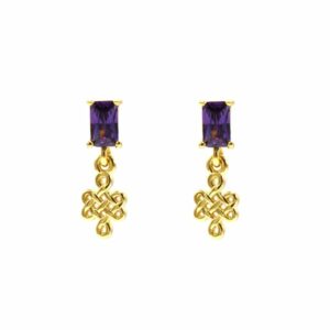 Purple Ulzii Earrings