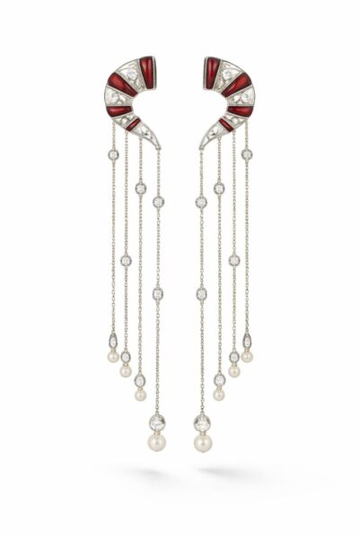 Quotes Statement Earring Coral