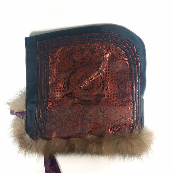 Mongolian Winter Sable fur hat, Mongolian traditional style