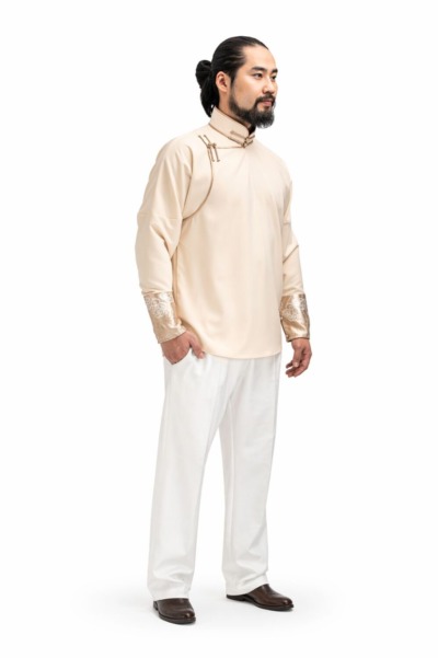 Beige Men's Deel Shirt