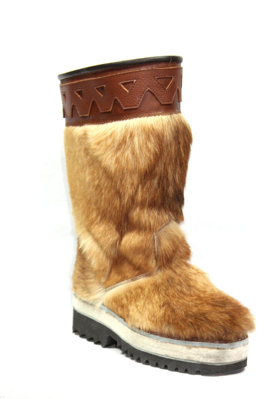 Brown Fur Boots 1