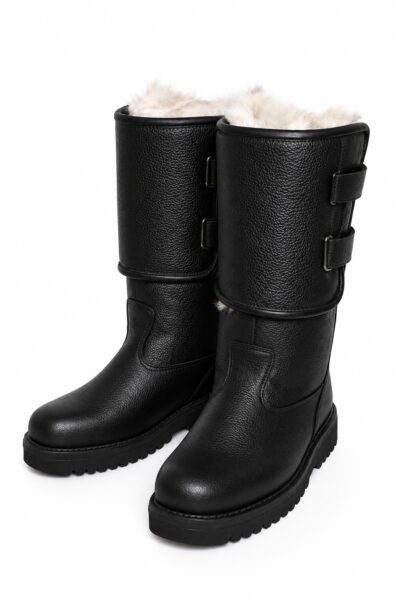 Black Leather Boots
