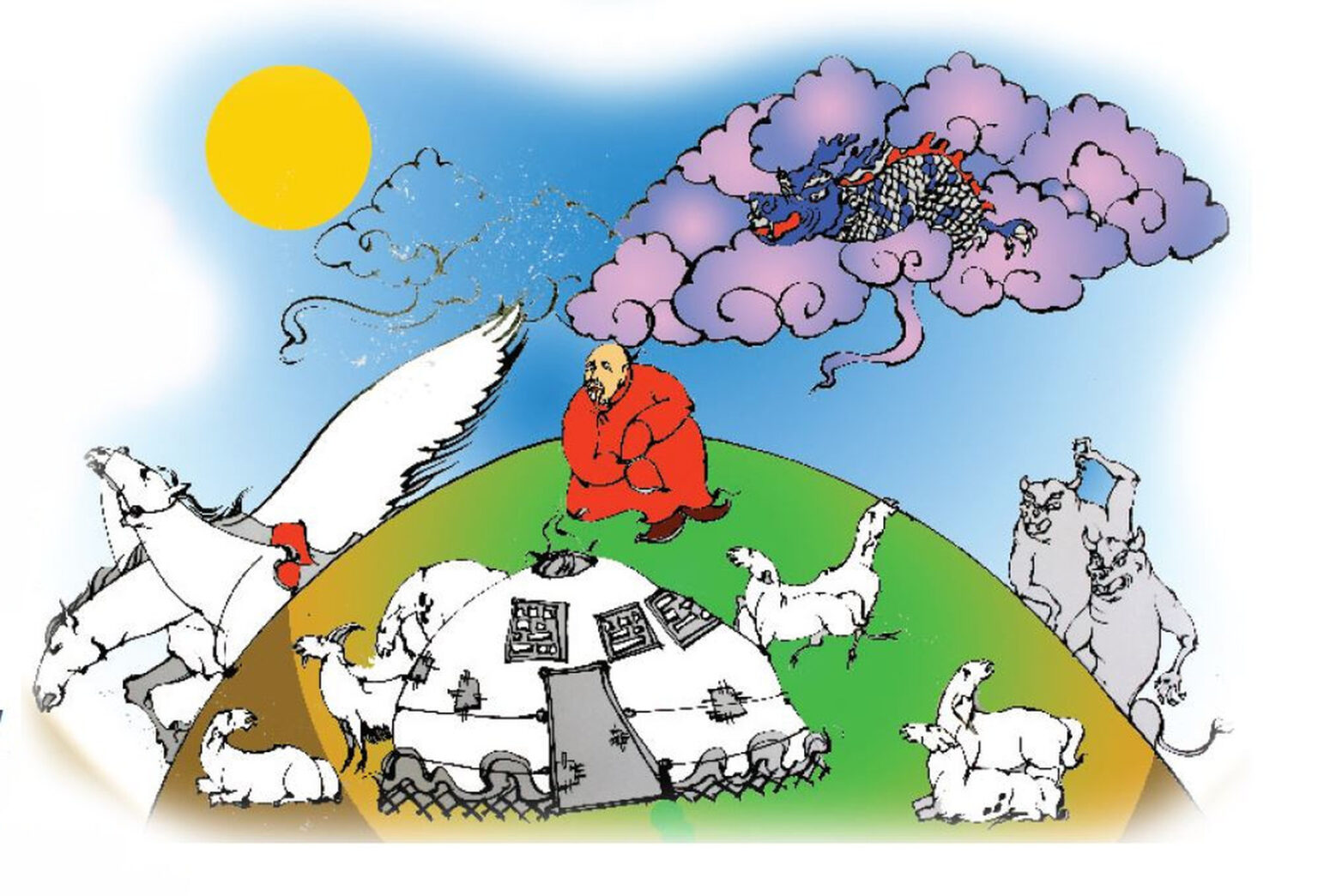 Mongolian Fairy Tales: Witty, Magical and Heroic Stories 3 Mongolian Folk Tales