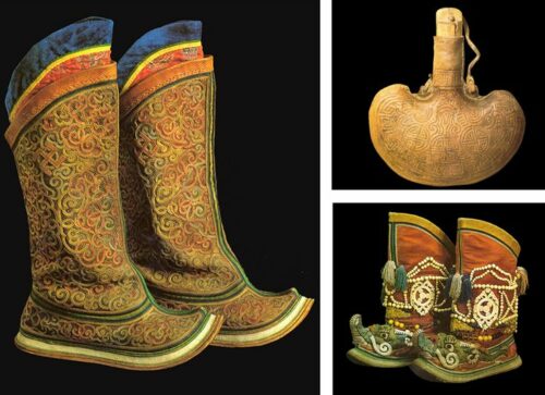mongolian ancient boots