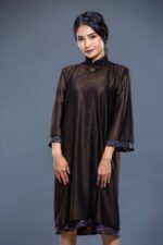 Brown Mongolian Women's Dress