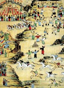 Naadam Festival Painted by Famous Artist