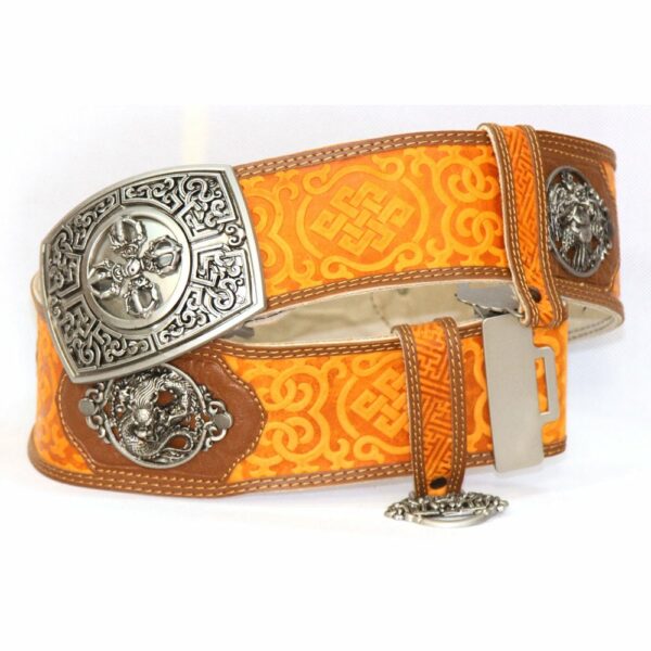 Orange Leathern Belt
