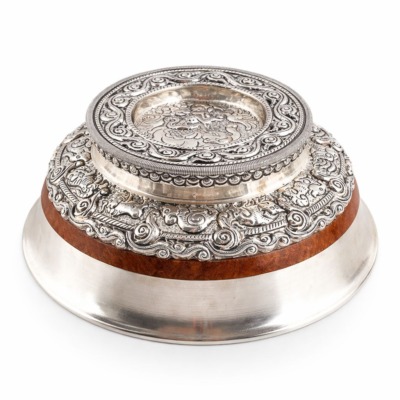 Nomad Silver Bowl with Dragon