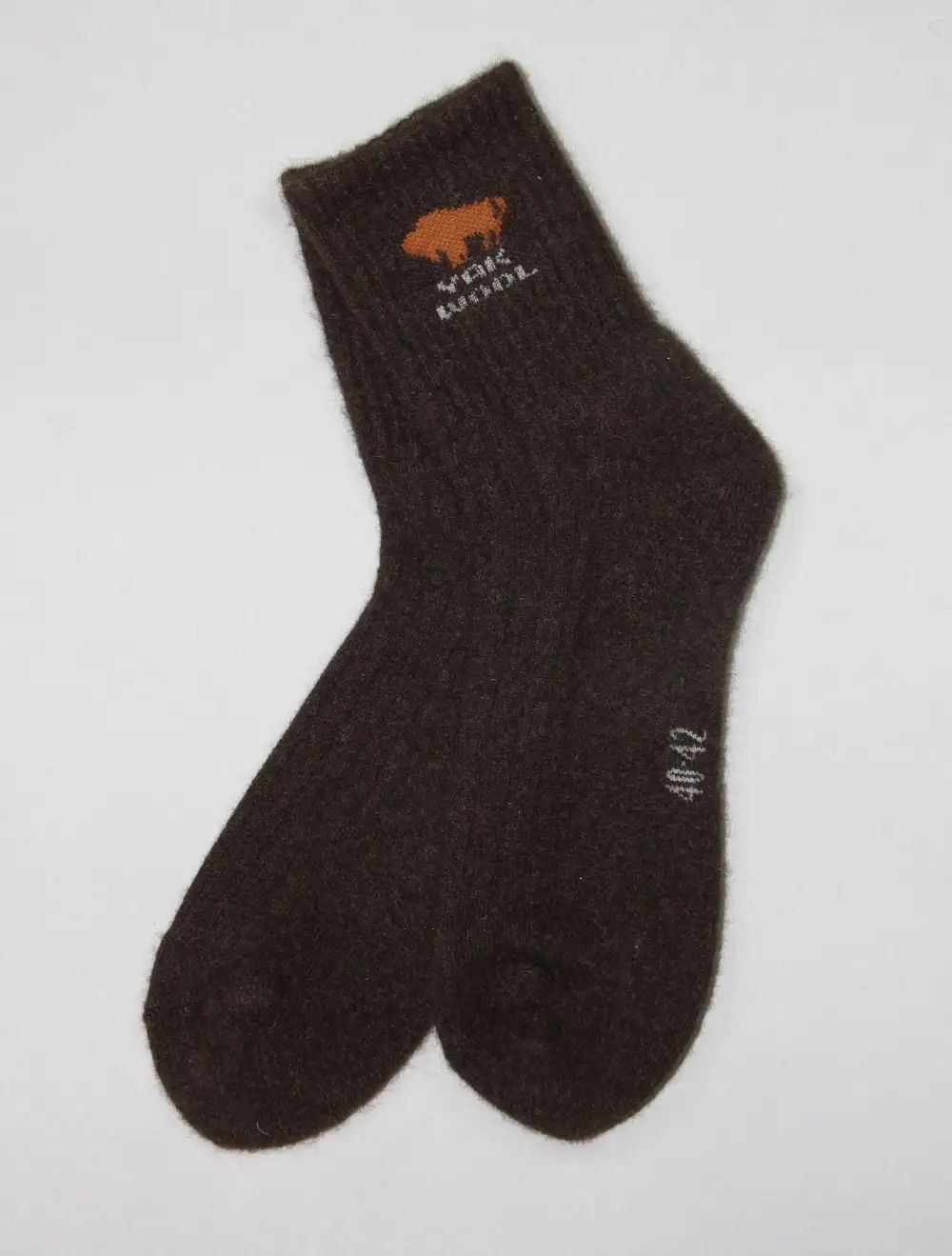 Thick Winter Socks Knitted from Wool with Goat Down Size 7-9 US Warm Wool Socks for Women 