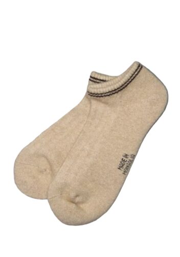 Beige Camel Wool Socks