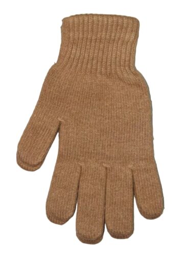 Brown Camel Wool Adults Gloves 3