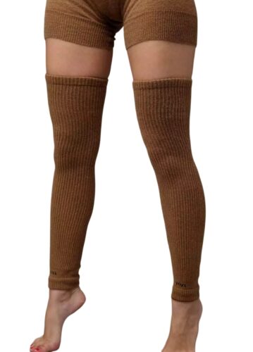 Thermal Leg Warmers: Pure Organic Virgin Wool, Knee High Leg Warmers for  Women