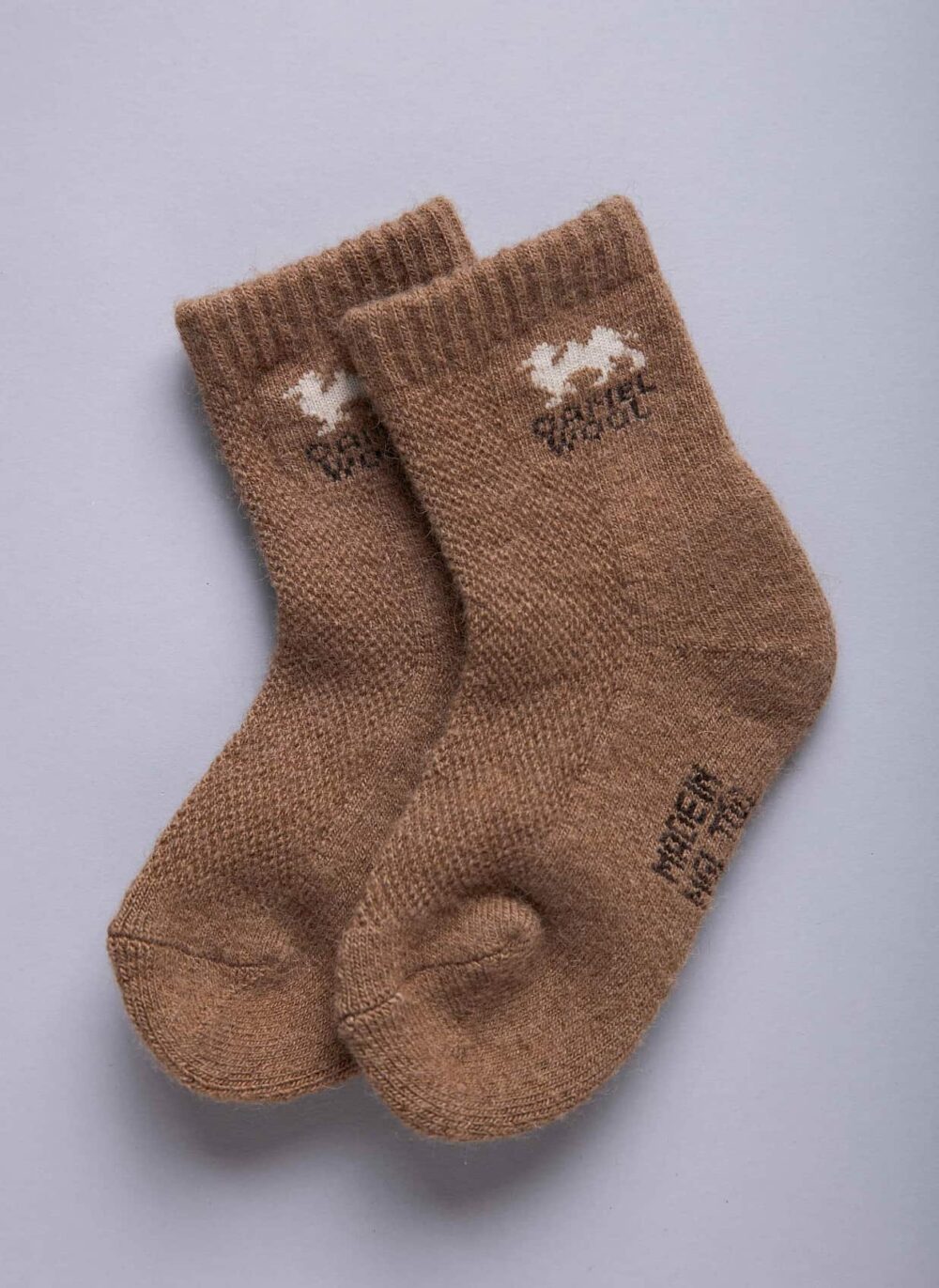 Brown Camel Woolen Socks Brown Children's Sock