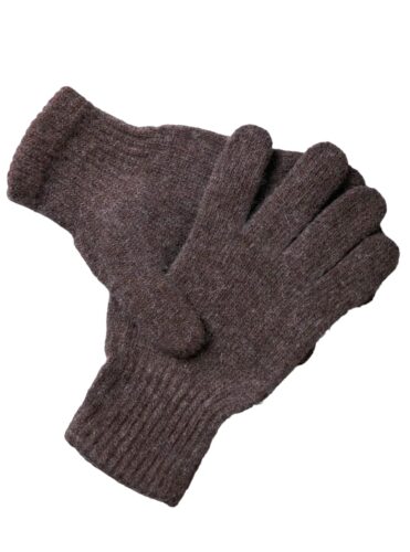 Brown Yak Wool Gloves