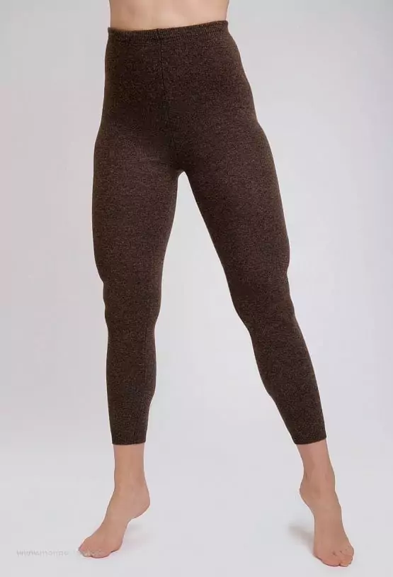 Dark Brown Yak Wool Legging | Mongulai
