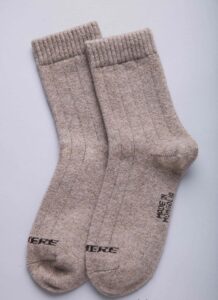 Gray Cashmere Socks