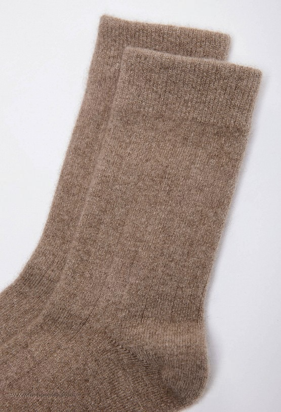 Women Stripe Winter Thick Warm Wool Cashmere Socks