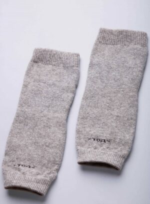 Grey Woolen Knee Pads