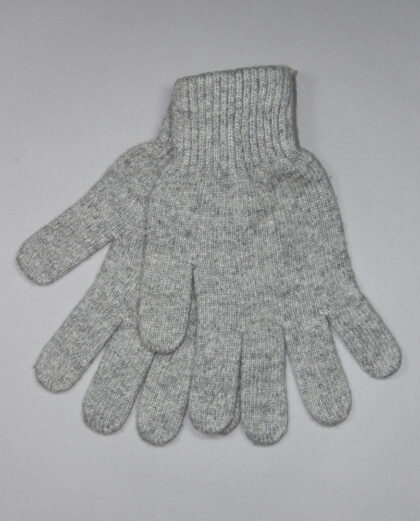 Grey Yak Wool Adult's Gloves | Mongulai