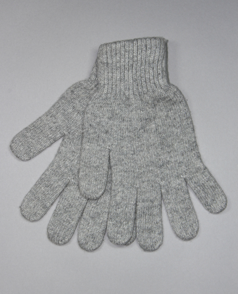 Grey Yak Wool Adult's Gloves | Mongulai.com