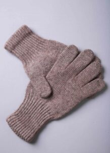 Light Brown Yak Woolen Adult’s Gloves