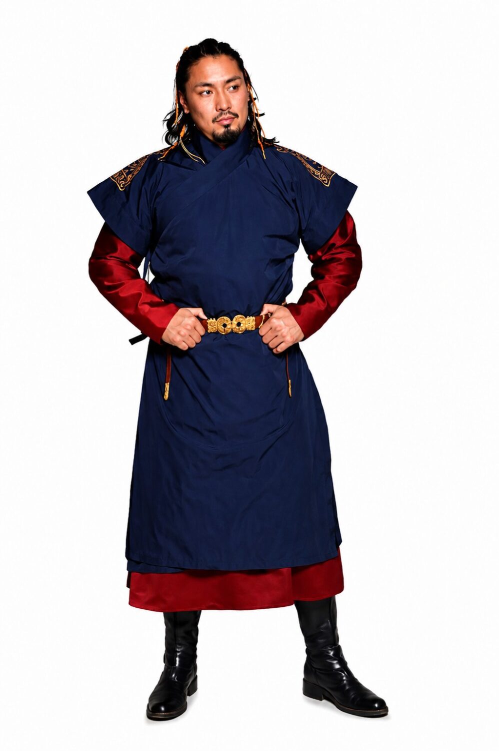 Sophisticated portrait in ceremonial attire Sophisticated portrait in ceremonial attire