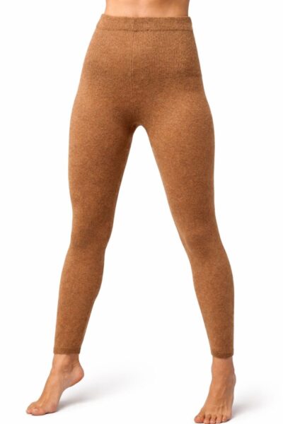 Brown Camel Wool Legging