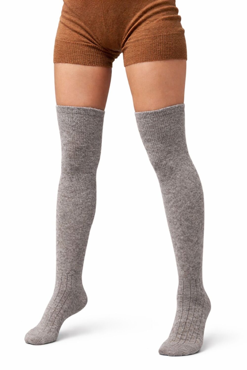 gray thigh high socks 3
