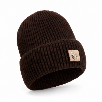 100% Women's Dark Brown Yak Down Hat