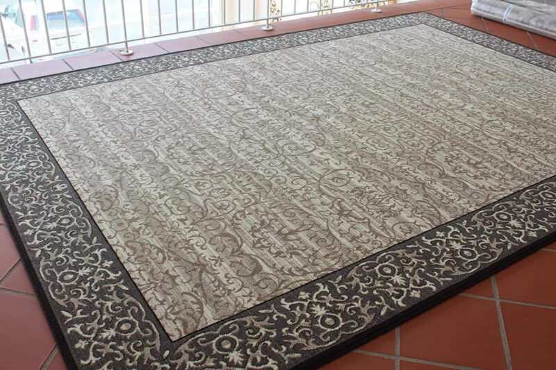 Gray Wool Carpet 250x350 cm