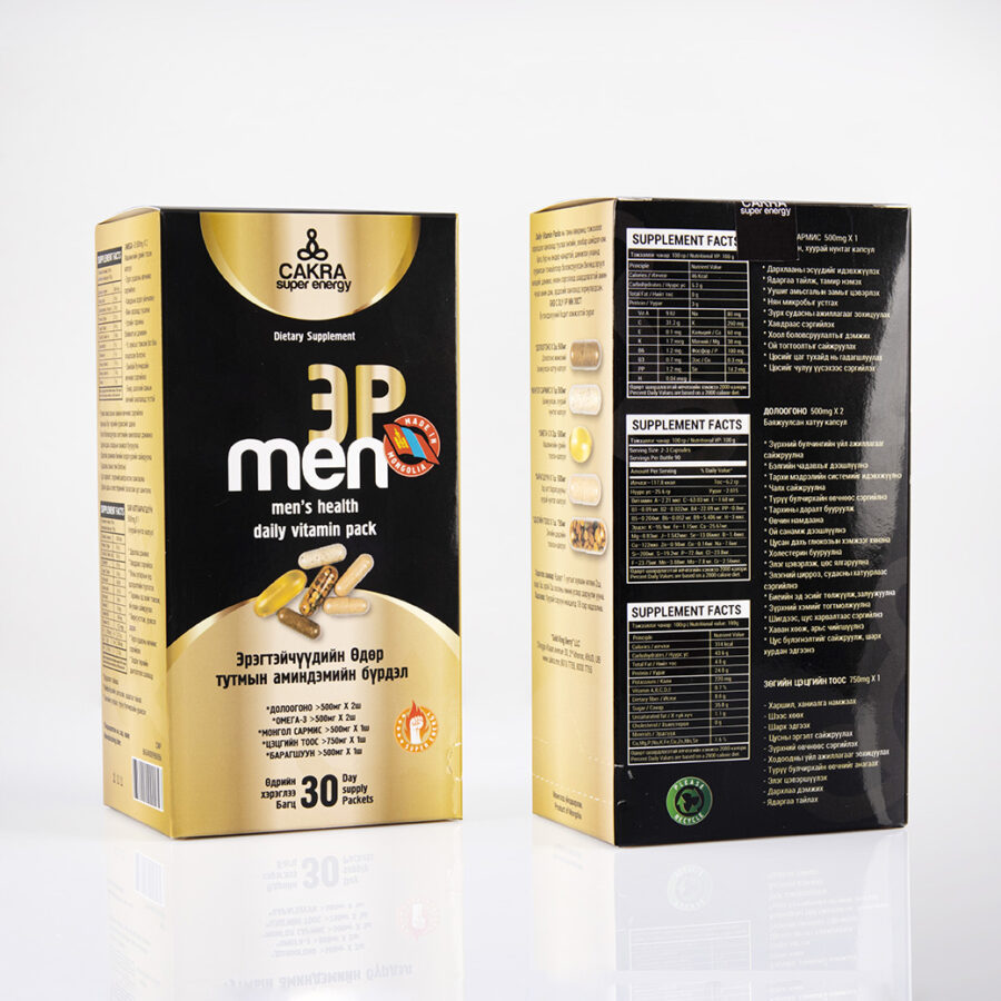 Mens Health Daily Vitamin Pack 1