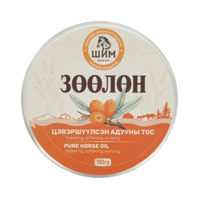 Horse oil with Seabuckthorn 100 gr