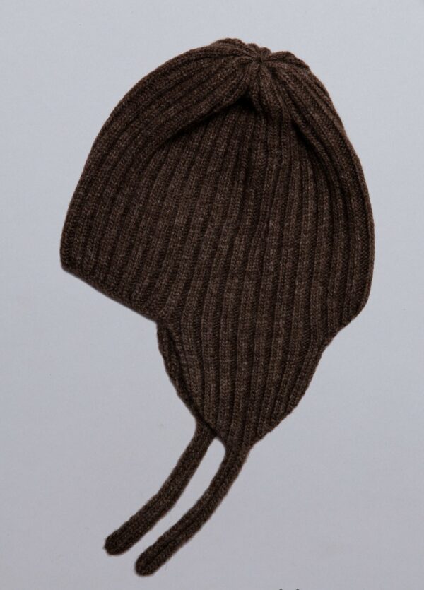 Sheep Wool Hat with Earflaps