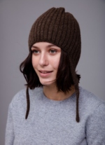 Sheep Wool Hat with Earflaps