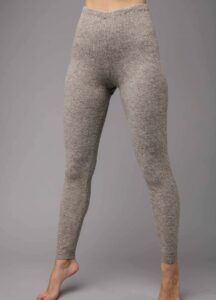 Gray Women's Sheep Wool Legging