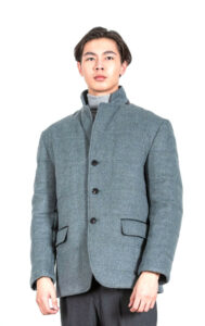 Gray Sheep Wool Winter Coat
