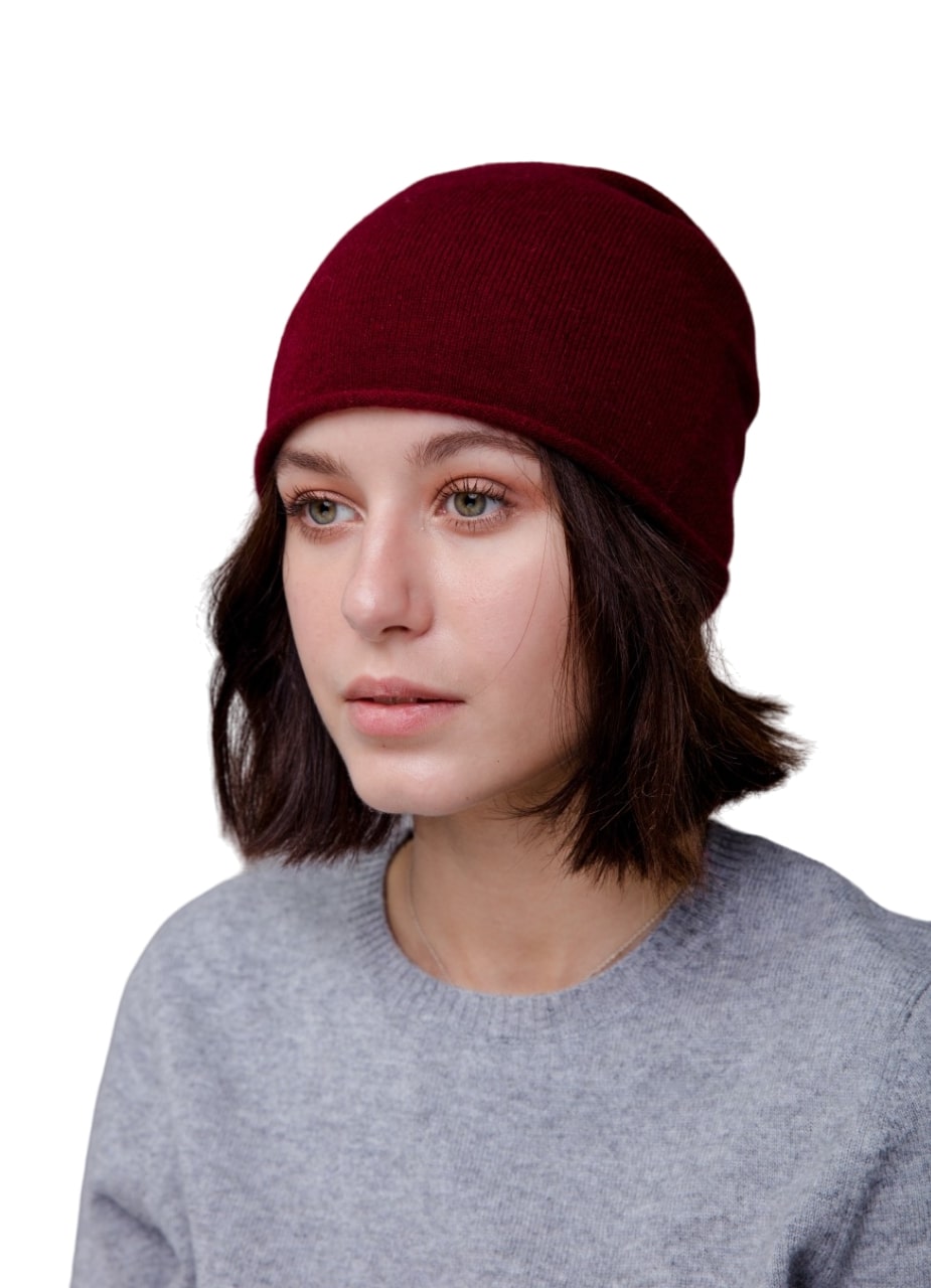 Mongolian-Red-Cashmere-Hat-Front-2
