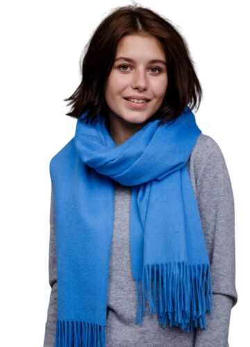 Water Blue Cashmere Scarf