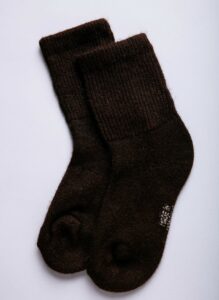 Brown Yak Wool Socks